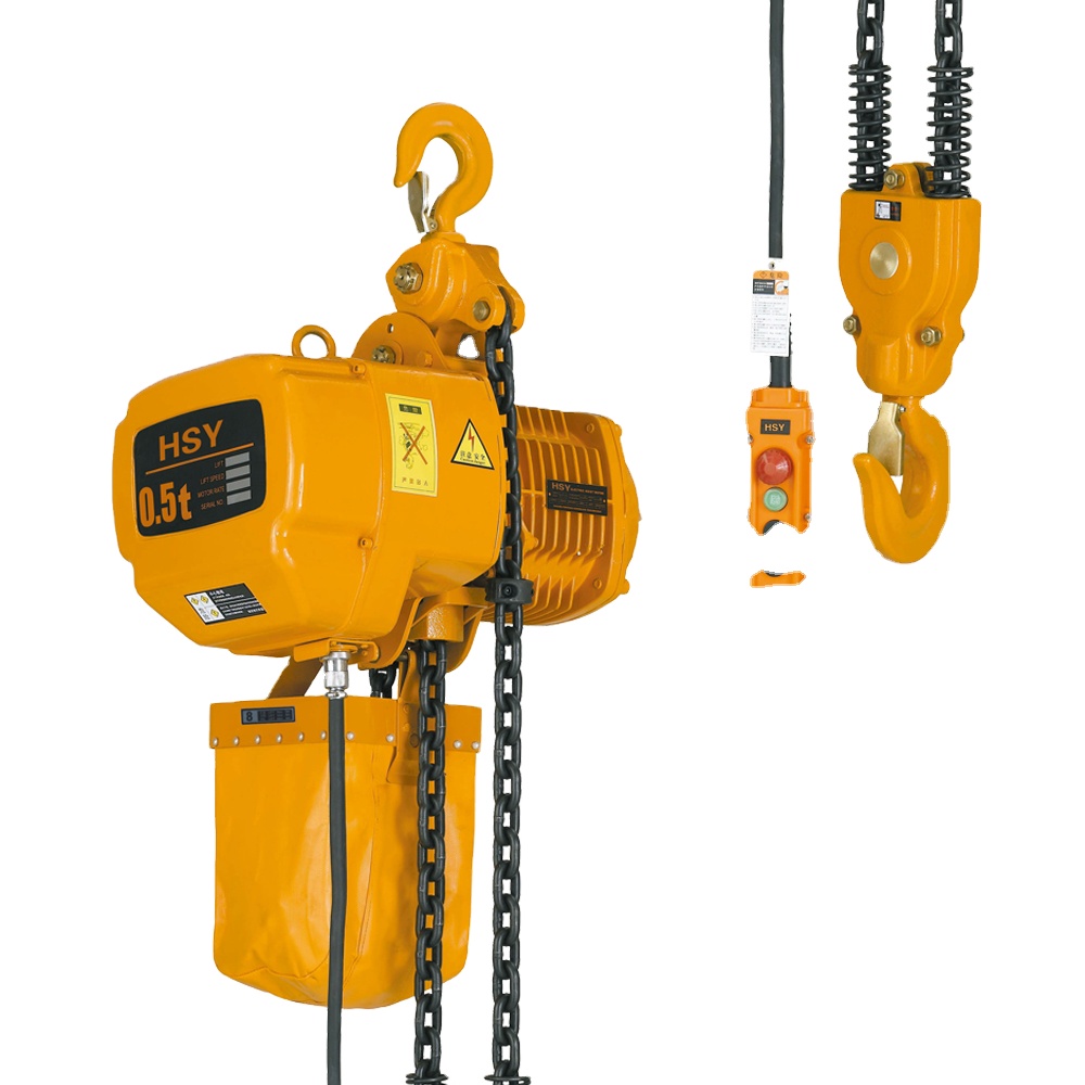 Palan électrique industriel à chaîne de 2 tonnes
