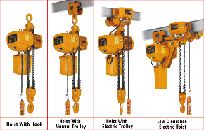 Travaux de construction HSY Type 1 tonne 3 tonnes 380V 220V 60HZ 6m grue Machine de levage palan à chaîne électrique